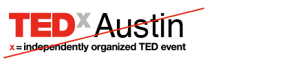 Example of incorrect logo: TEDx colors