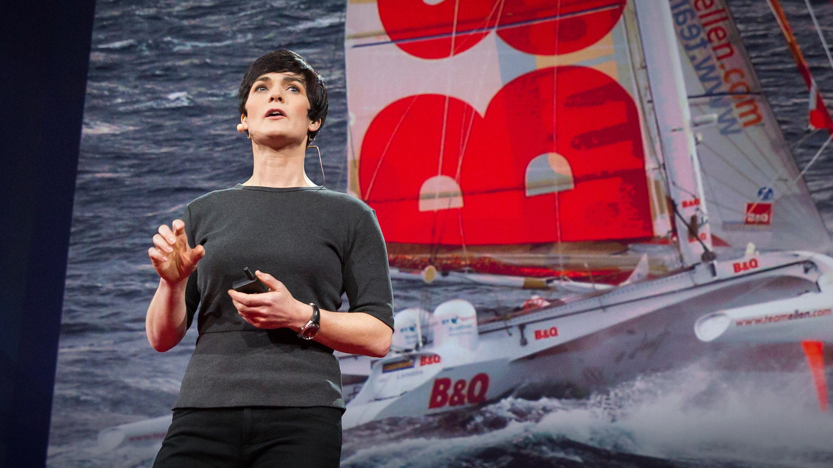 Dame Ellen MacArthur: The surprising thing I learned sailing solo around  the world | TED Talk