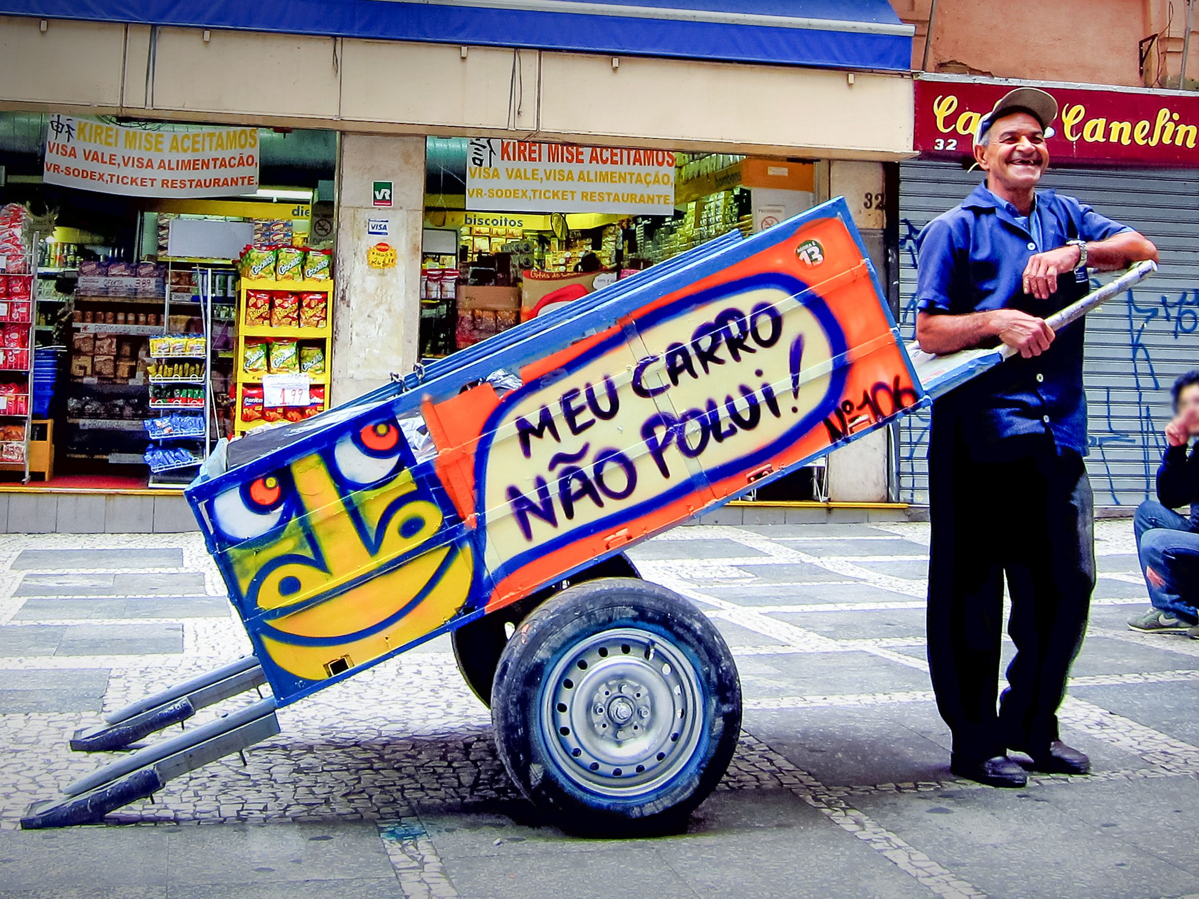 Trash cart superheroes