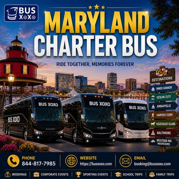 Maryland Charter Bus: Book Your Summer Trip Maryland Charter Bus: Book Your Summer Trip