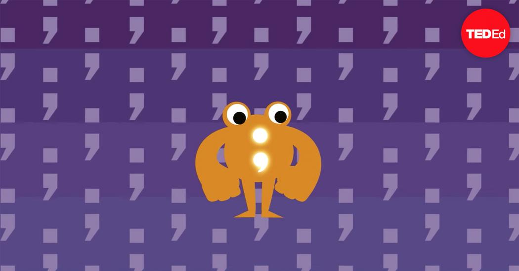 Emma Bryce セミコロンの使い方 エマ ブライス Ted Talk