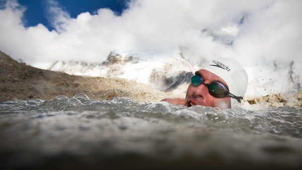 Lewis Pugh: My mind-shifting Everest swim