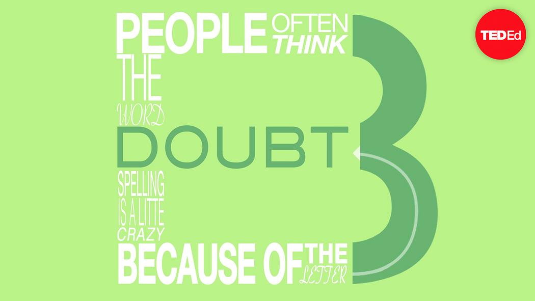 Gina Cooke Why Is There A b In Doubt TED Talk gina-cooke-why-is-there-a-b-in-doubt-ted-talk