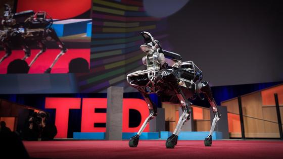 Marc Raibert: Meet Spot, the robot dog that can run, hop and open doors