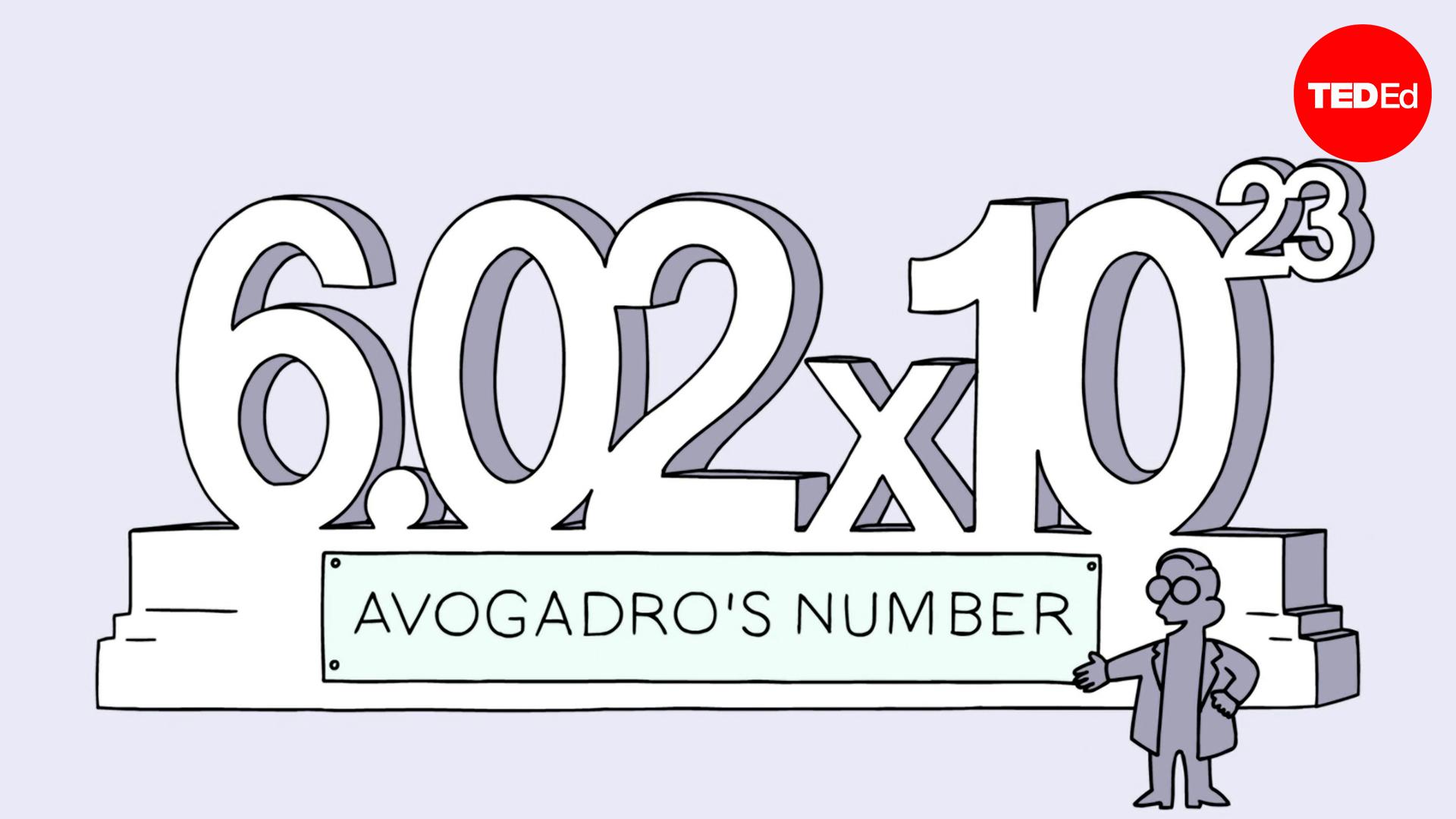 How big is a mole? (Not the animal, the other one.)