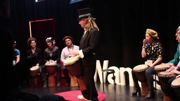 Tom Morley: TEDxWandsworth delegates sing 'IMELA' and dance along with Tom